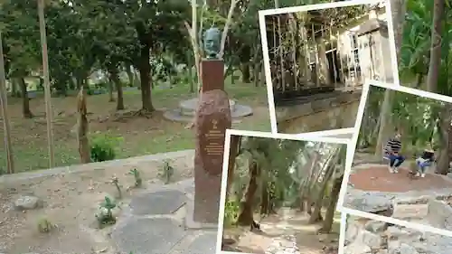 Columna y detalles del lugar